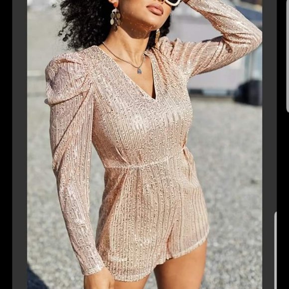 Sequined Romper - Picture 1 of 1